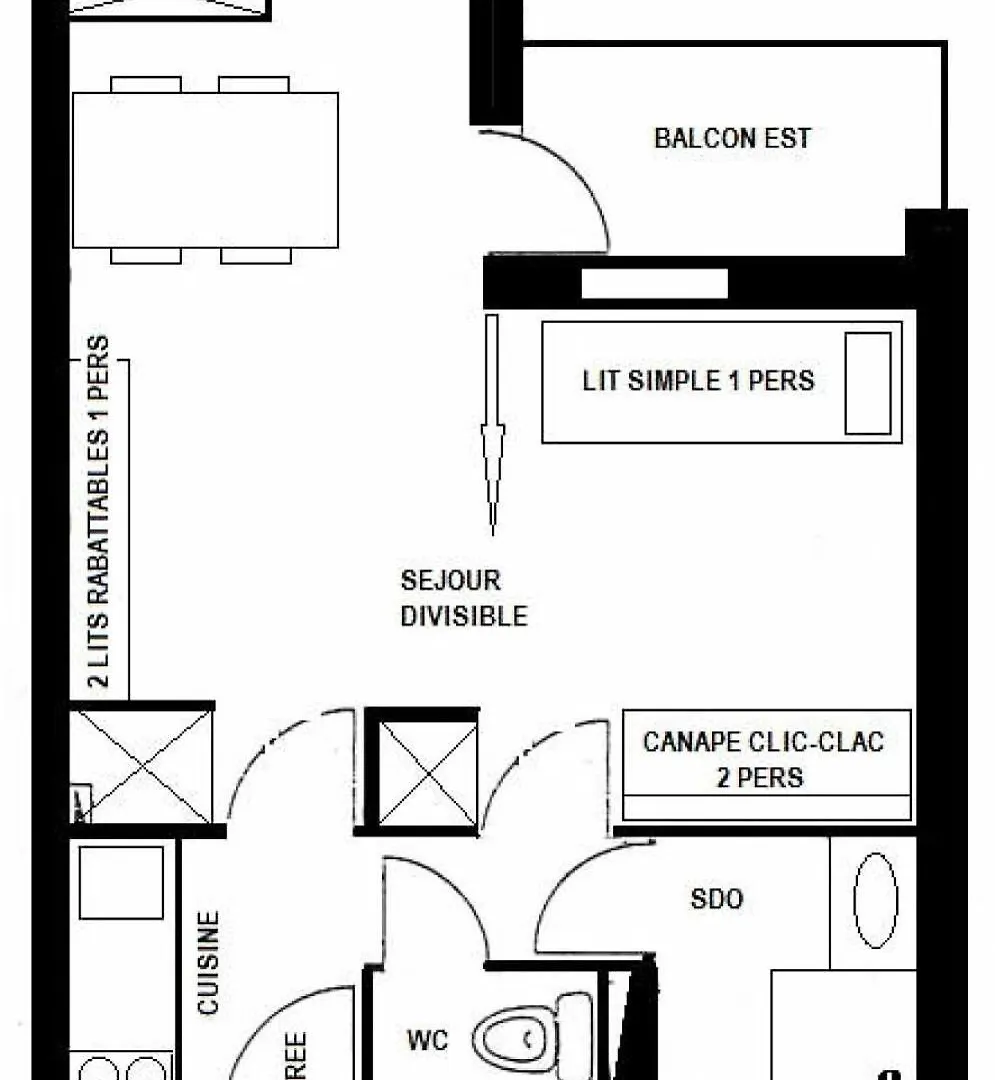 Residence Le Crey - Studio Pour 4 Personnes Mae-9474 La Plagne 0*,